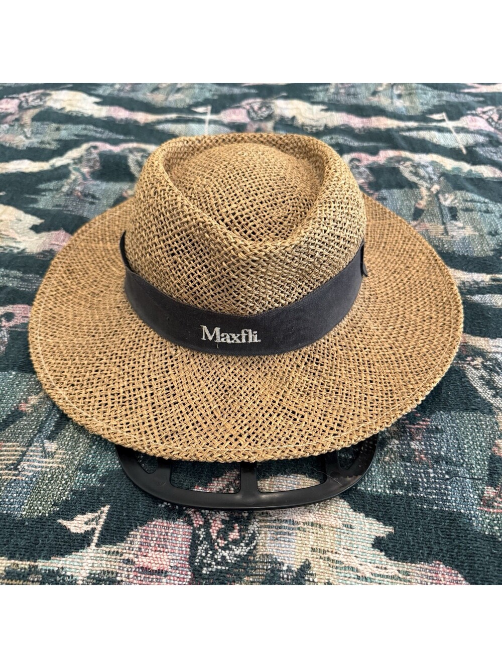 Vintage 70s/80s Rare Maxfli Designer Golf Straw Cap Hat Size Men’s L/XL